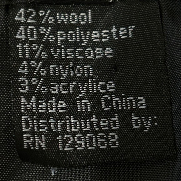 Desigual Patchwork Wool Blend Button Front Mini Skirt Size 40 Black Gray - Picture 10 of 11